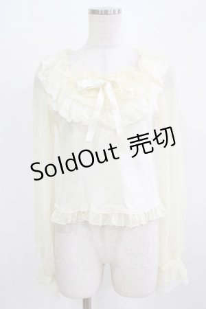 画像: BABY,THE STARS SHINE BRIGHT / シフォンヨークプルオーバー Free 生成り H-26-02-24-038-BA-TO-NS-ZH