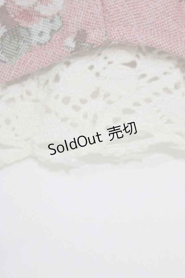 画像5: BABY,THE STARS SHINE BRIGHT / くまちゃんブーケ柄ゴブランジャンパースカート Free ピンク H-26-02-24-004-BA-OP-NS-ZH (5)