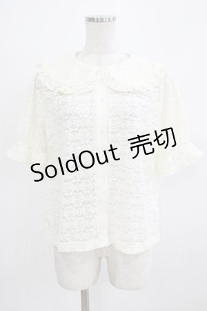 画像: m petit by misako / TT* AOKレースブラウス M 生成り H-26-02-24-050-LO-BL-NS-ZH