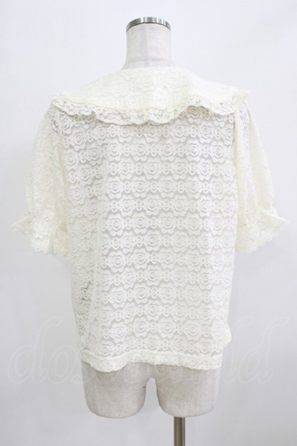 画像3: m petit by misako / TT* AOKレースブラウス M 生成り H-26-02-24-050-LO-BL-NS-ZH (3)