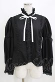 画像1: Eri Aino's Collection / シャーロットの水曜日ブラウス M ブラック H-26-02-24-051-PU-BL-NS-ZH (1)