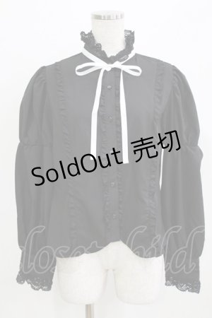 画像: Eri Aino's Collection / シャーロットの水曜日ブラウス M ブラック H-26-02-24-051-PU-BL-NS-ZH