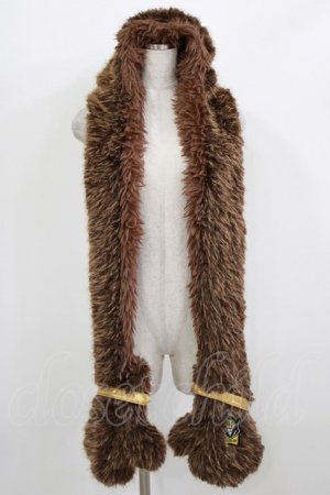 画像: QOOZA / 「ディズニーツイステッドワンダーランド」ファーハット[SAVANACLAW]  ブラウン H-26-02-24-1011-PU-AC-KB-ZH