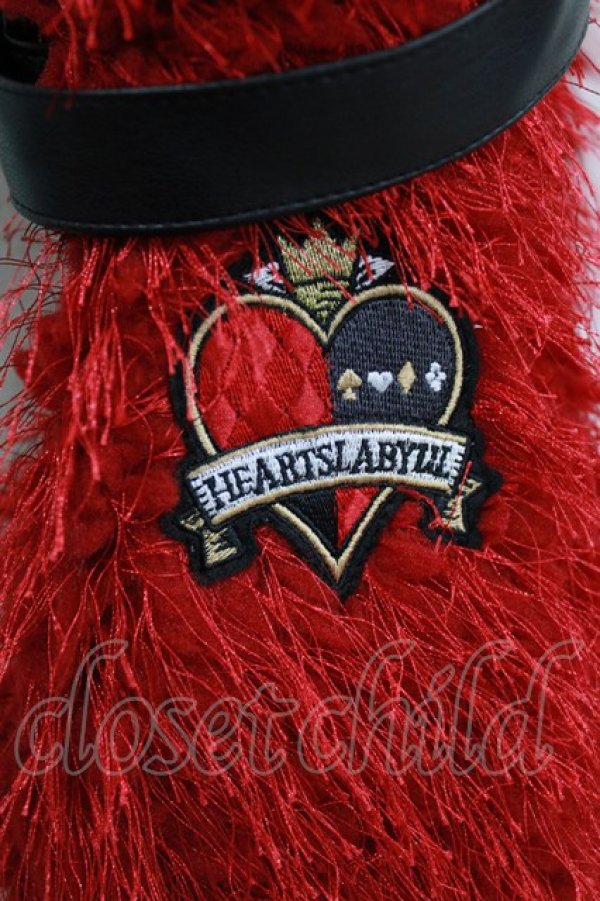 画像3: QOOZA / 「ディズニーツイステッドワンダーランド」ファーハット[HEARTSLABYUL]  レッド H-26-02-24-1013-PU-AC-KB-ZH (3)