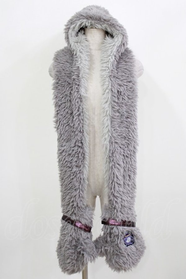 画像1: QOOZA / 「ディズニーツイステッドワンダーランド」ファーハット[OCTAVINELLE]  グレー H-26-02-24-1015-PU-AC-KB-ZH (1)