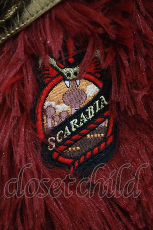 画像3: QOOZA / 「ディズニーツイステッドワンダーランド」ファーハット[SCARABIA]  レッド H-26-02-24-1017-PU-AC-KB-ZH (3)