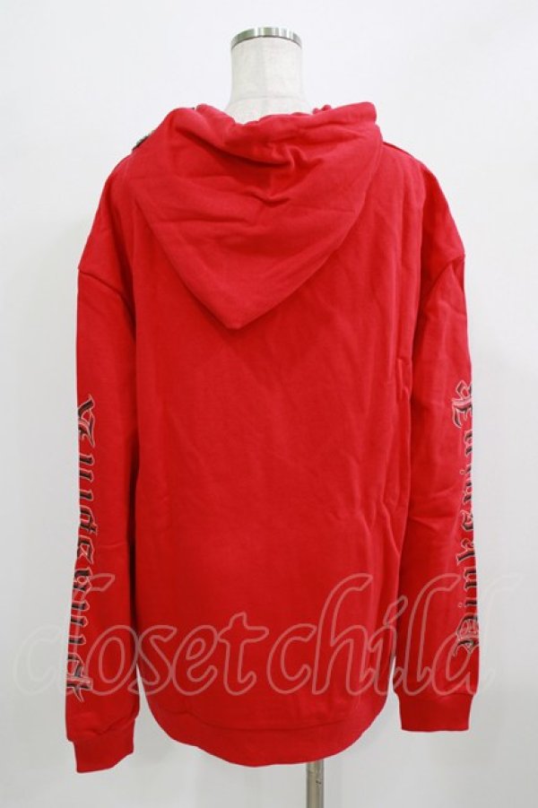 画像3: PINKSPINK / occult symbol hoodie L レッド H-26-02-24-1002-PU-TO-KB-ZH (3)
