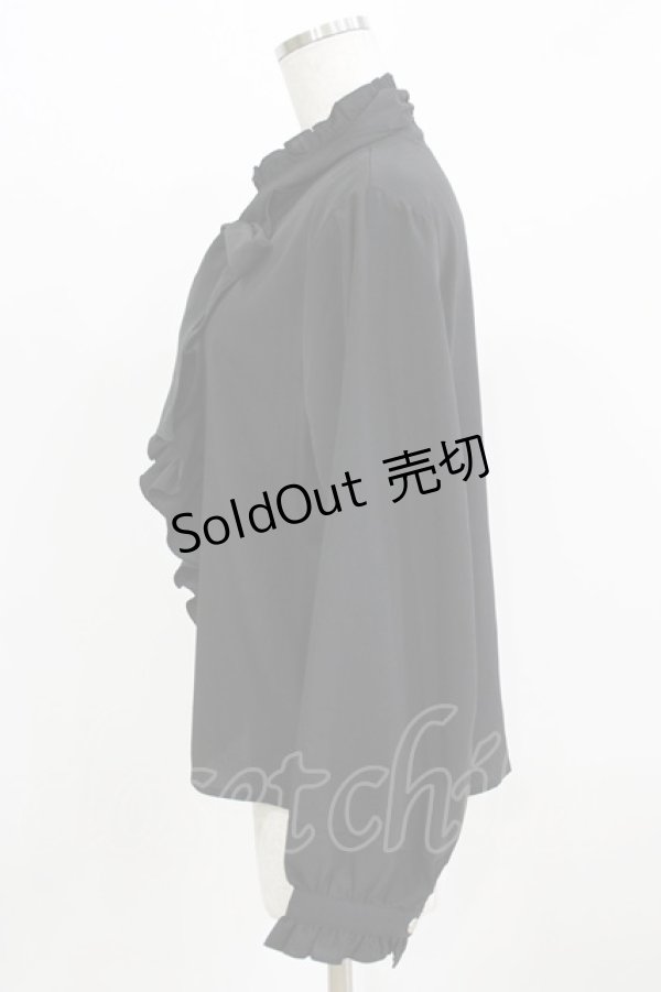 画像2: virally / 星名桜子/TT*HOSラッフルBL M ブラック H-26-02-24-052-PU-BL-NS-ZH (2)