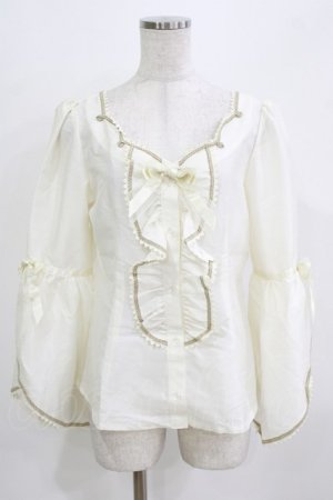 画像: ALICE and the PIRATES / ネフィラブラウス Free 生成り H-26-02-24-053-PA-BL-NS-ZH