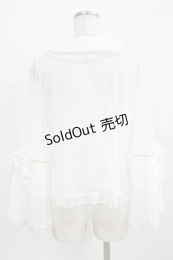画像3: BABY,THE STARS SHINE BRIGHT / Le Palais du Miroirレースブラウス Free オフ H-26-02-24-054-BA-BL-NS-ZH (3)
