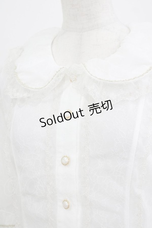 画像4: BABY,THE STARS SHINE BRIGHT / Le Palais du Miroirレースブラウス Free オフ H-26-02-24-054-BA-BL-NS-ZH (4)