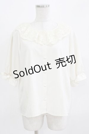 画像: m petit by misako / MSKデシンレースエリブラウス M 生成り H-26-02-24-055-LO-BL-NS-ZH