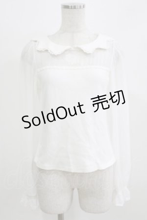 画像: BABY,THE STARS SHINE BRIGHT / シフォン切替プルオーバ‐ Free オフ H-26-02-24-058-BA-TO-NS-ZH