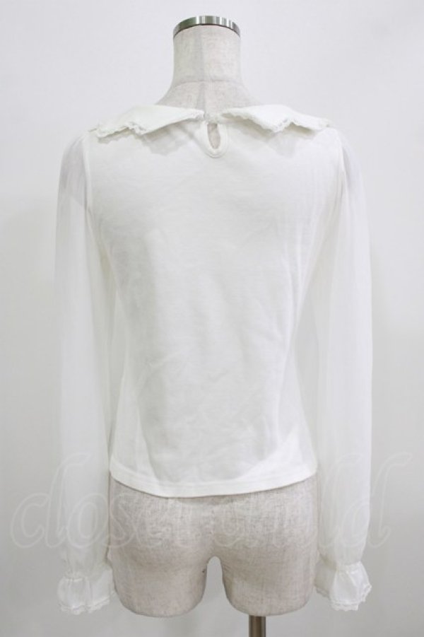 画像3: BABY,THE STARS SHINE BRIGHT / シフォン切替プルオーバ‐ Free オフ H-26-02-24-058-BA-TO-NS-ZH (3)