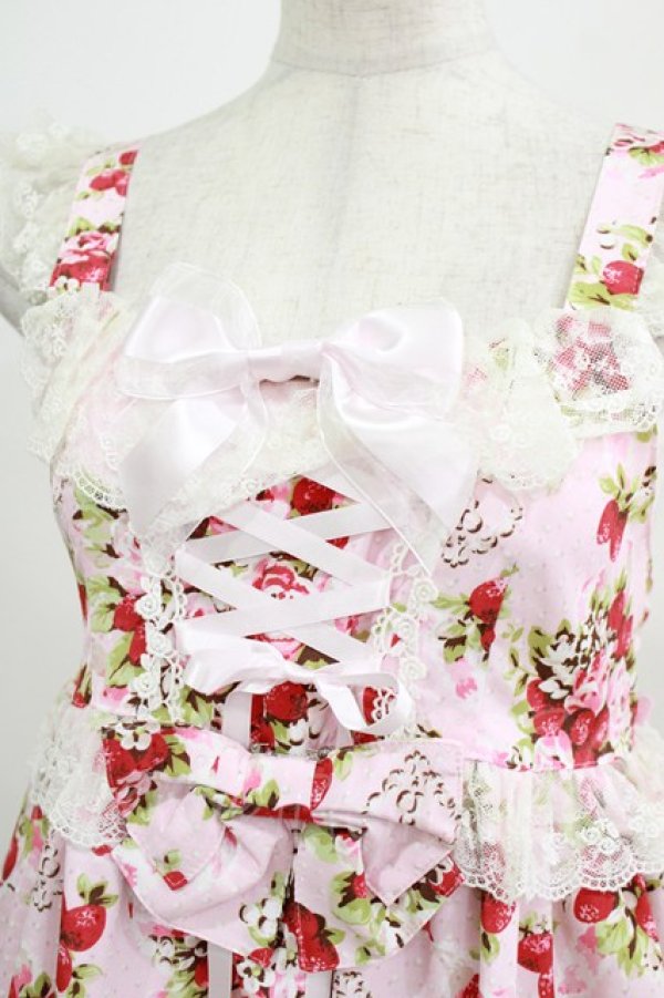 画像5: BABY,THE STARS SHINE BRIGHT / シュガーブーケ柄ロココジャンパースカート Free ピンク H-26-02-24-005-BA-OP-NS-ZH (5)