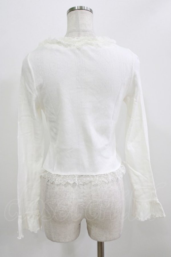 画像3: BABY,THE STARS SHINE BRIGHT / リボン透かしカーディガン Free オフ H-26-02-24-059-BA-TO-NS-ZH (3)