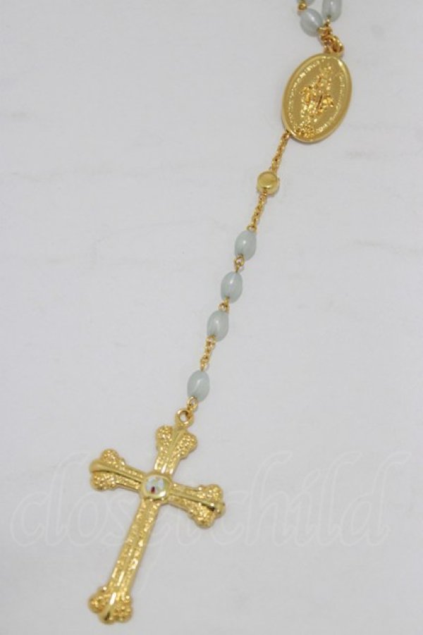 画像1: BABY,THE STARS SHINE BRIGHT / Ave Maria Lilyネックレス  ミントブルー H-26-02-24-067-BA-AC-NS-ZH (1)