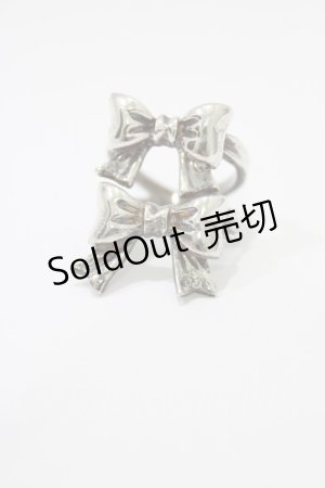 画像: BABY,THE STARS SHINE BRIGHT / ダブルリボンリング 13号 シルバー925 H-26-02-24-072-BA-AC-NS-ZH