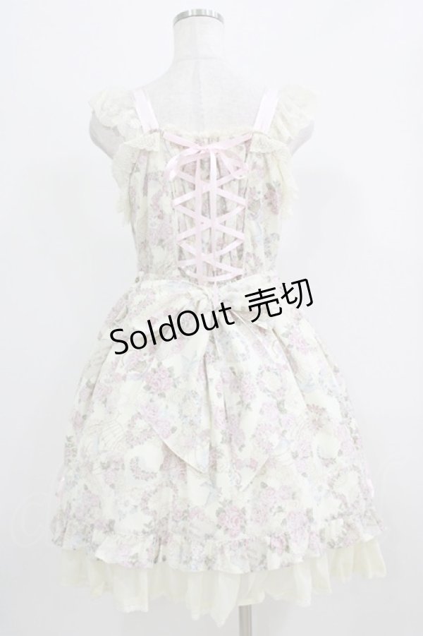 画像3: BABY,THE STARS SHINE BRIGHT / Flying Love From Juliet柄ドレスジャンパースカート Free ノスタルジックアイボリー H-26-02-24-006-BA-OP-NS-ZH (3)