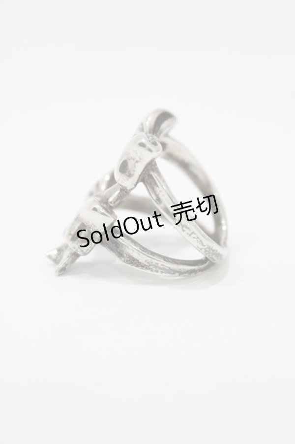 画像2: BABY,THE STARS SHINE BRIGHT / ダブルリボンリング 13号 シルバー925 H-26-02-24-072-BA-AC-NS-ZH (2)