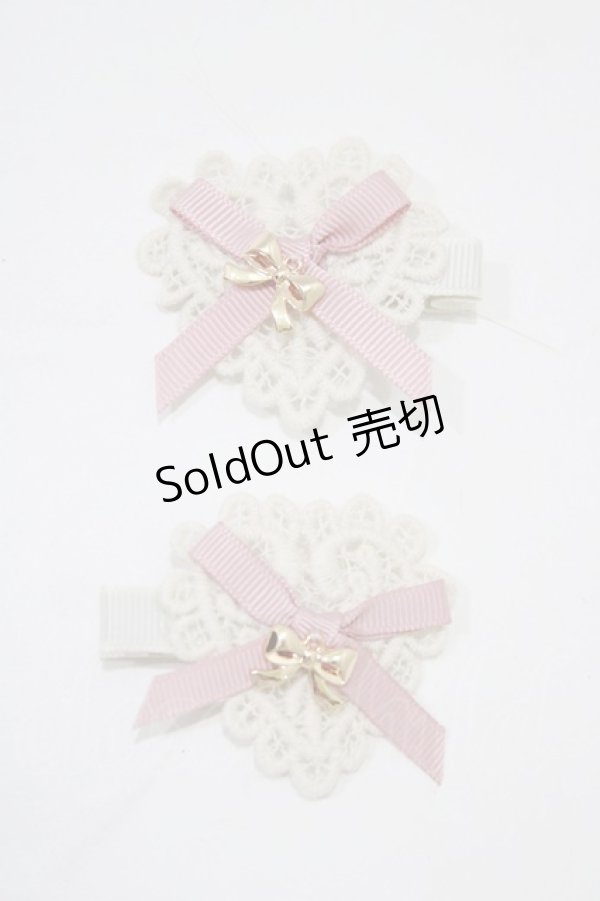 画像2: m petit by misako / TT*AM2Pクリップ  ピンク H-26-02-24-075-LO-ZA-NS-ZH (2)