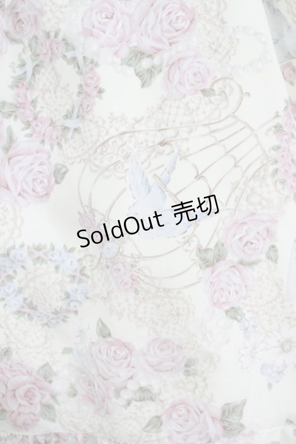 画像4: BABY,THE STARS SHINE BRIGHT / Flying Love From Juliet柄ドレスジャンパースカート Free ノスタルジックアイボリー H-26-02-24-006-BA-OP-NS-ZH (4)