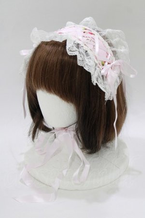 画像: BABY,THE STARS SHINE BRIGHT / シュガーブーケ柄ロココヘッドドレス  ピンク H-26-02-24-078-BA-AC-NS-ZH