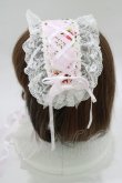 画像2: BABY,THE STARS SHINE BRIGHT / シュガーブーケ柄ロココヘッドドレス  ピンク H-26-02-24-078-BA-AC-NS-ZH (2)