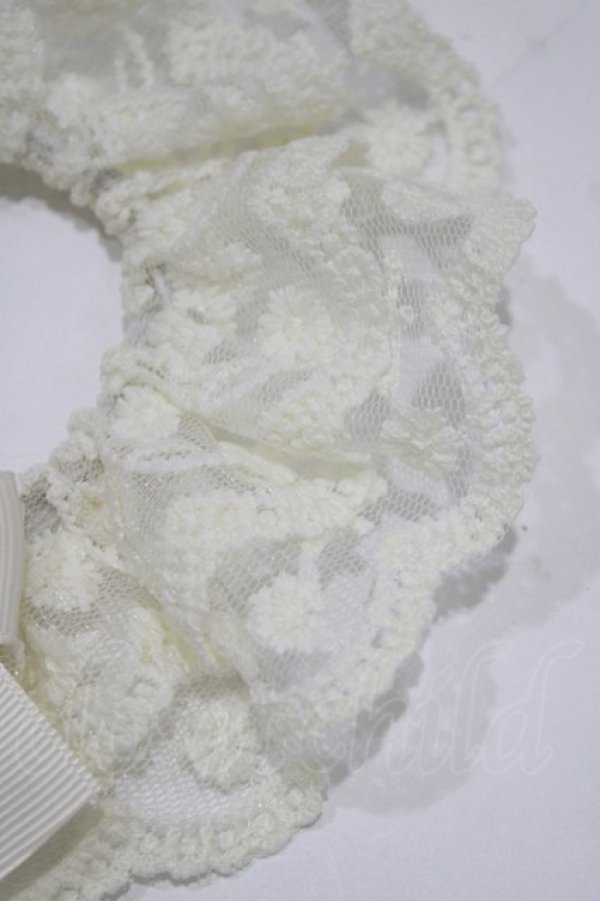 画像2: m petit by misako / TT*AM2Pシュシュ  生成り H-26-02-24-081-LO-ZA-NS-ZH (2)