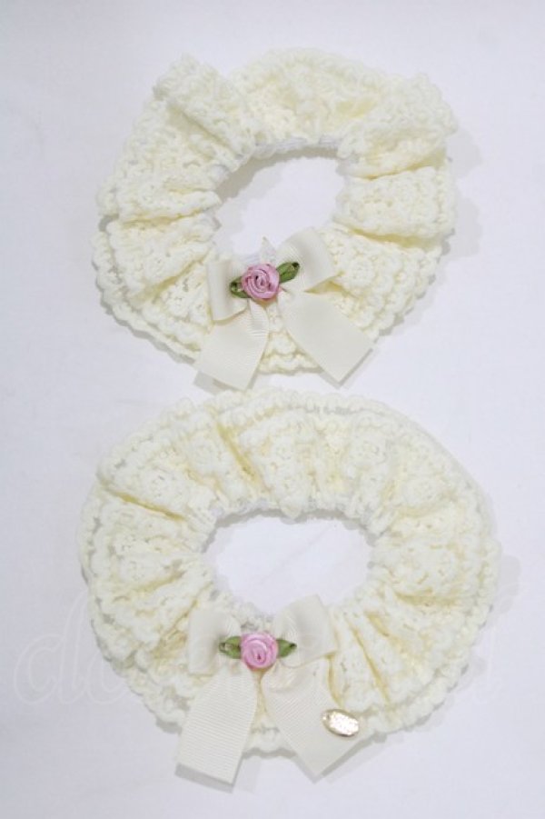 画像1: m petit by misako / AM*NIシュシュ2点セット  生成り H-26-02-24-082-LO-ZA-NS-ZH (1)