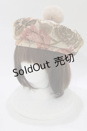 画像: Kurumi Collaboration / ポンポンベレー  ベージュ H-26-02-24-083-GO-AC-NS-ZH