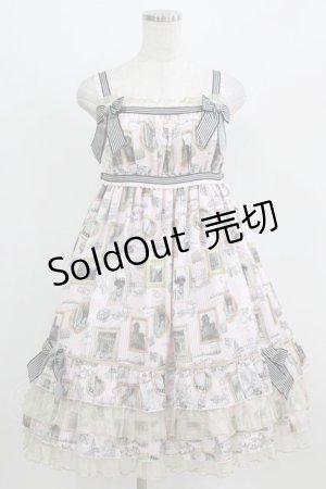 画像: BABY,THE STARS SHINE BRIGHT / Roman Sweet Secret柄 Anneジャンパースカート Free ピンク H-26-02-24-084-BA-OP-NS-ZH