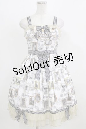 画像: BABY,THE STARS SHINE BRIGHT / Roman Sweet Secret柄Audreyジャンパースカート Free オフ白 H-26-02-24-007-BA-OP-NS-ZH