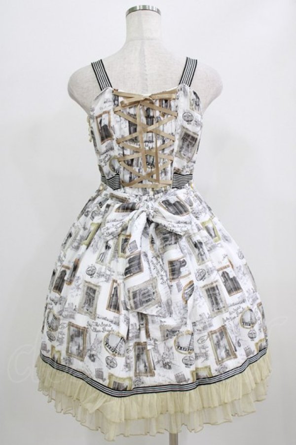 画像3: BABY,THE STARS SHINE BRIGHT / Roman Sweet Secret柄Audreyジャンパースカート Free オフ白 H-26-02-24-007-BA-OP-NS-ZH (3)