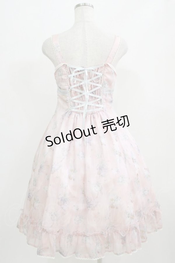 画像3: ALICE and the PIRATES / オフィーリアブーケ〜花に葬られた夜〜柄ジャンパースカートI Free ピンク H-26-02-24-009-PA-OP-NS-ZH (3)