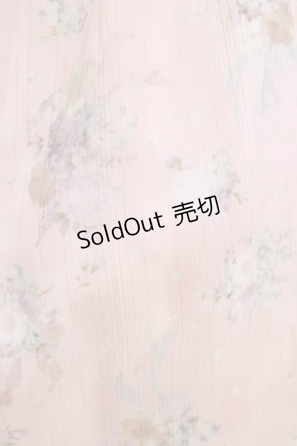 画像4: ALICE and the PIRATES / オフィーリアブーケ〜花に葬られた夜〜柄ジャンパースカートI Free ピンク H-26-02-24-009-PA-OP-NS-ZH (4)