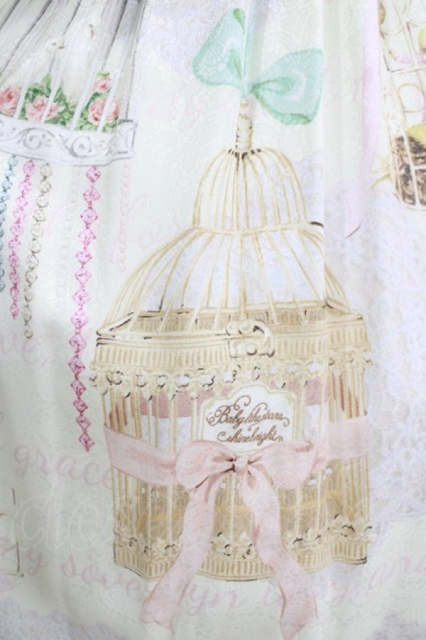 画像4: BABY,THE STARS SHINE BRIGHT / Be My Valentine〜Junoの祝福と鳥たちのAria〜柄フリルジャンパースカート Free オフ H-26-02-24-010-BA-OP-NS-ZH (4)
