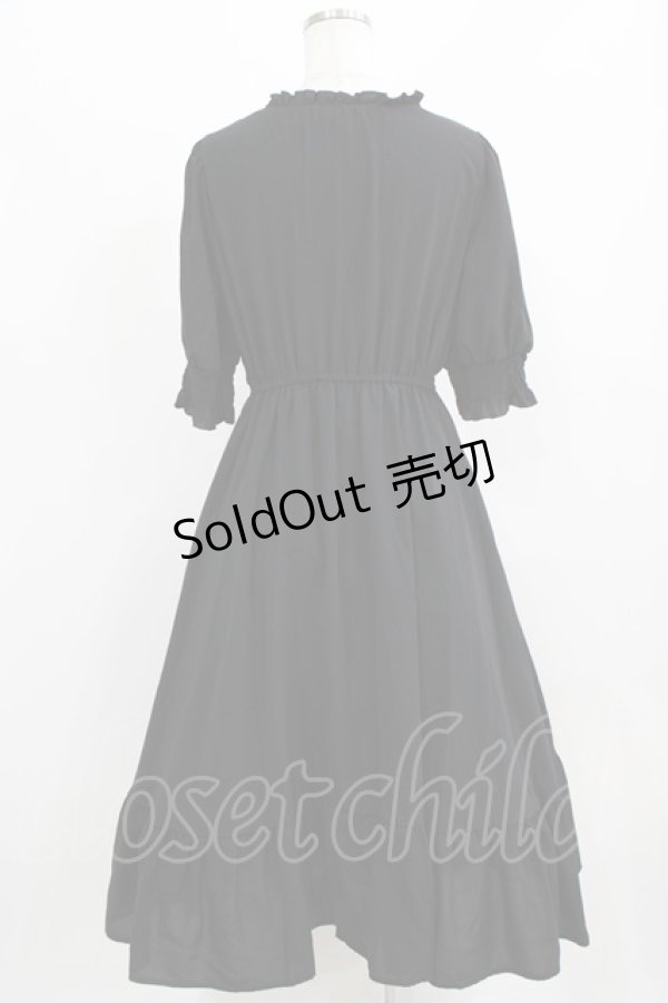 画像3: m petit by misako / AMレースアップワンピース L ブラック H-26-02-24-020-LO-OP-NS-ZH (3)