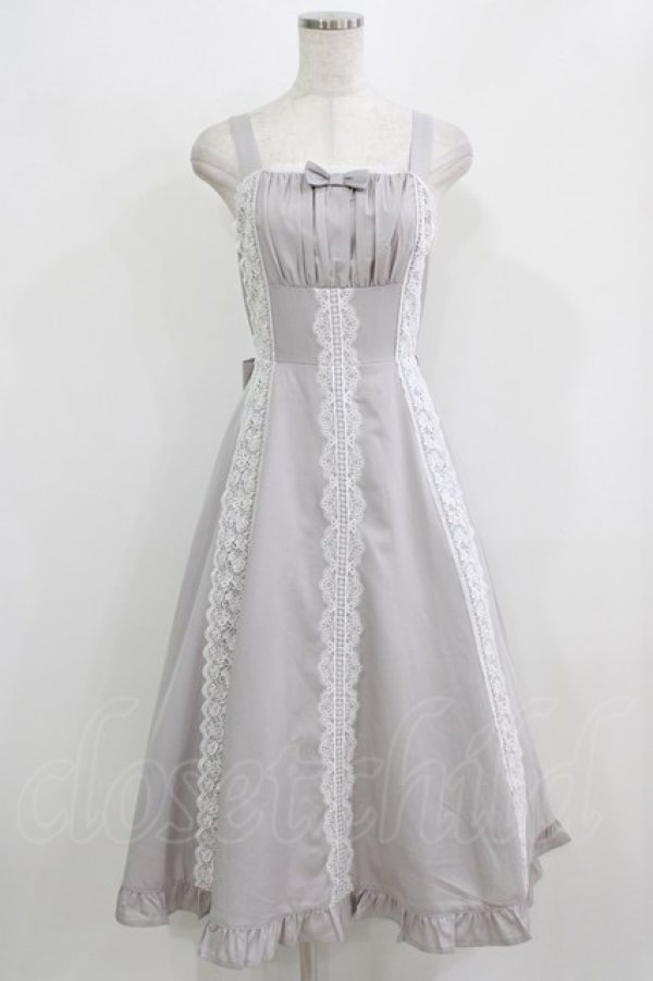 画像1: Chalmiere / シュエットジャンパースカート M グレー H-26-02-24-021-0-OP-NS-ZH (1)