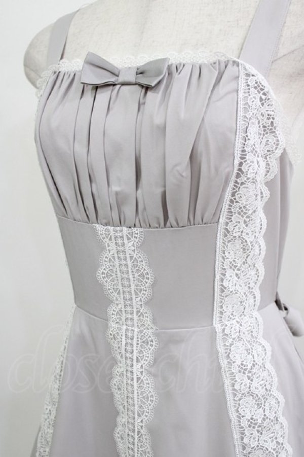 画像4: Chalmiere / シュエットジャンパースカート M グレー H-26-02-24-021-0-OP-NS-ZH (4)