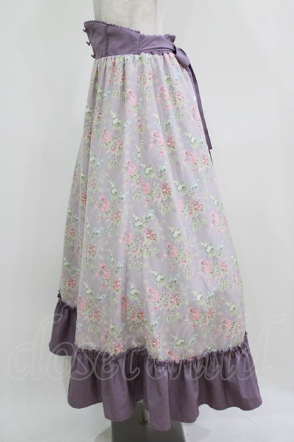 画像2: Kurumi Collaboration / KRハナガラHWフレアSK L ラベンダー H-26-02-24-023-GO-SK-NS-ZH (2)