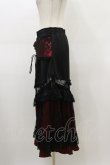 画像3: Qutie Frash / マーメイドスカート  黒×赤 H-26-02-25-1032-QU-SK-KB-ZH (3)