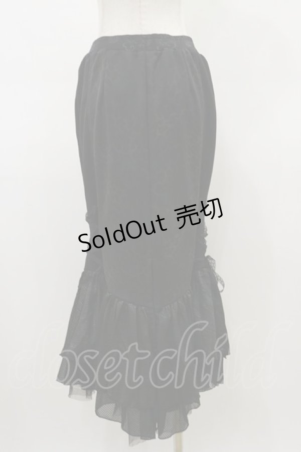 画像2: Qutie Frash / マーメイドスカート  黒 H-26-02-25-1033-QU-SK-KB-ZH (2)