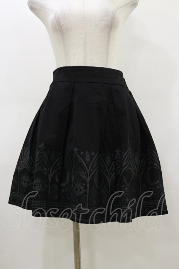 画像1: Restyle / FORTUNE TELLER SKIRT XL ブラック H-26-02-25-1034-GO-SK-KB-ZH (1)