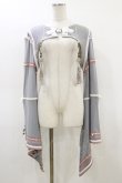 画像1: Ozz oneste / 流水羽衣天女振り袖ボレロ  グレー H-26-02-25-1008-OO-TO-KB-ZH (1)
