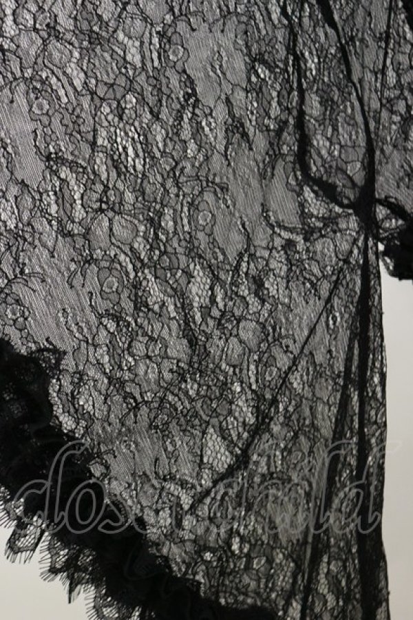 画像4: Qutie Frash / レース着物カーデ  黒 H-26-02-25-1011-QU-TO-KB-ZH (4)