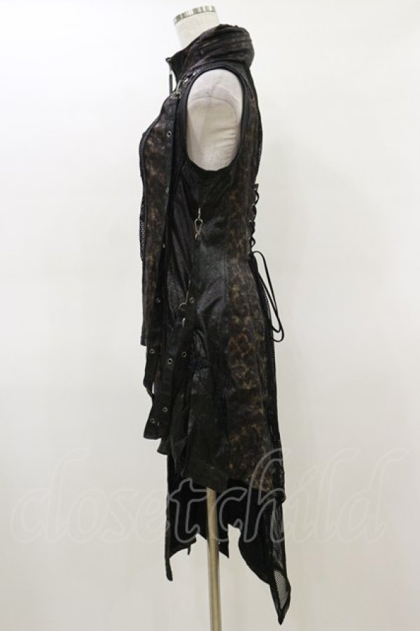 画像3: Qutie Frash / チャイナロングベスト  黒 H-26-02-25-1013-QU-TO-KB-ZH (3)