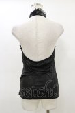 画像2: Qutie Frash / ホルターキャミ  黒 H-26-02-25-1019-QU-TO-KB-ZH (2)