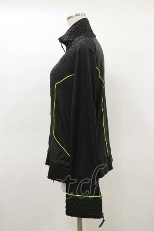 画像3: Qutie Frash / サイバーZIPカーデ  ネオングリーン H-26-02-25-1025-QU-JA-KB-ZH (3)