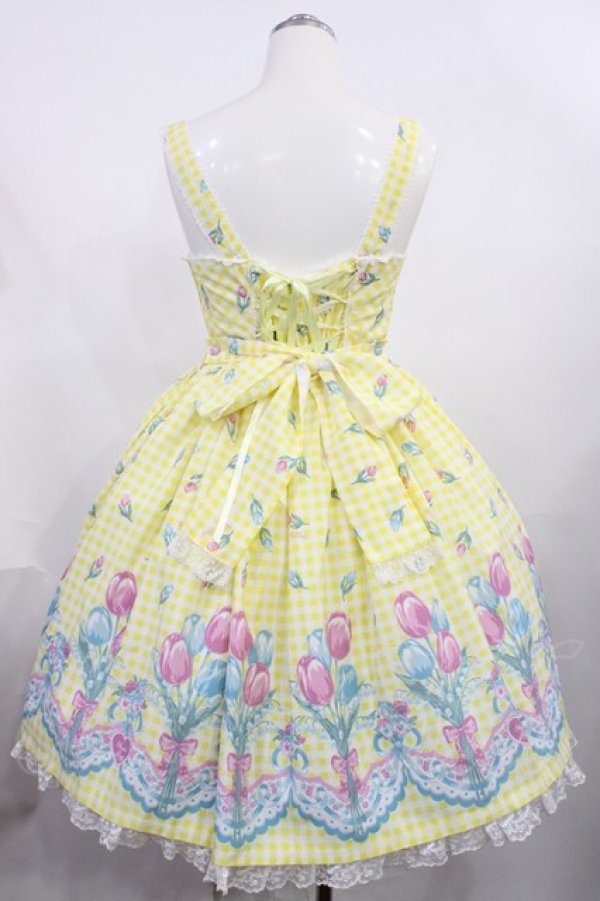 画像3: Angelic Pretty / Tulip Bouquetジャンパースカート Free イエロー H-26-02-25-005-AP-OP-NS-ZH (3)